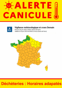 Lire la suite à propos de l’article Canicule – Déchèteries